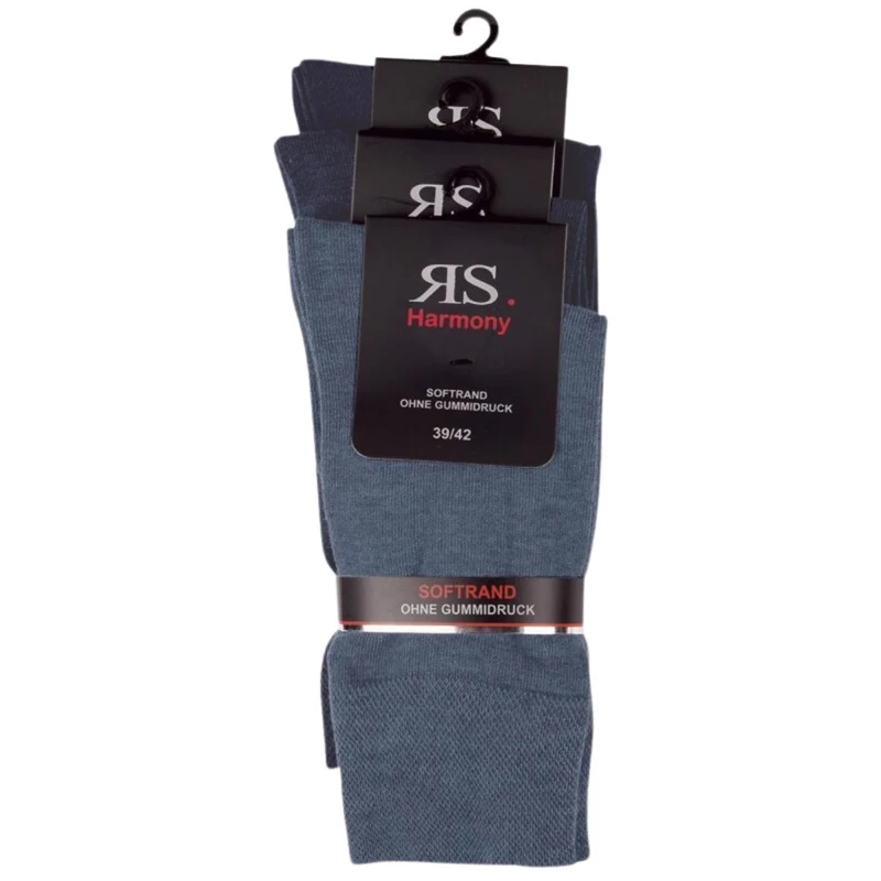 3-15 Paar Herrensocken in Jeans-Tönen | Weicher Bund & atmungsaktiv