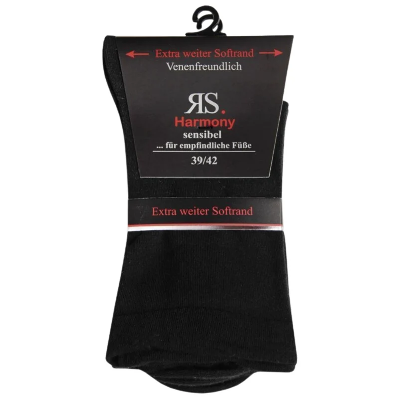 2-10 Paar Sensibel Socken mit extra weitem Softrand Venenfreundlich und Komfortabel