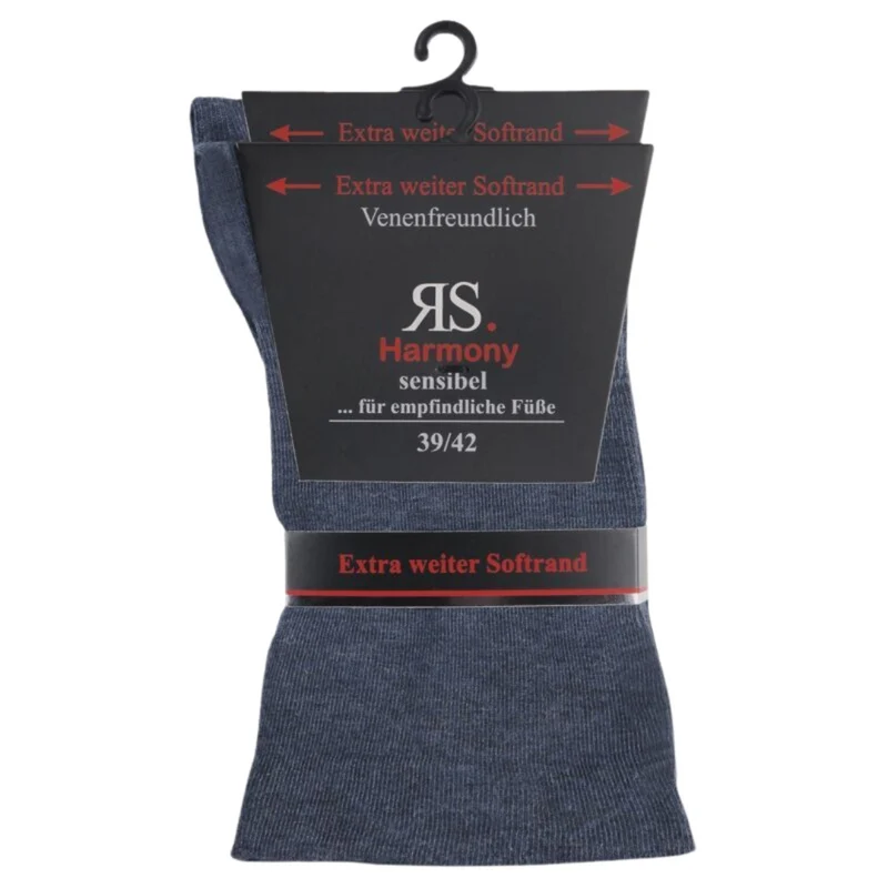 2-10 Paar Sensibel Socken mit extra weitem Softrand Venenfreundlich und Komfortabel