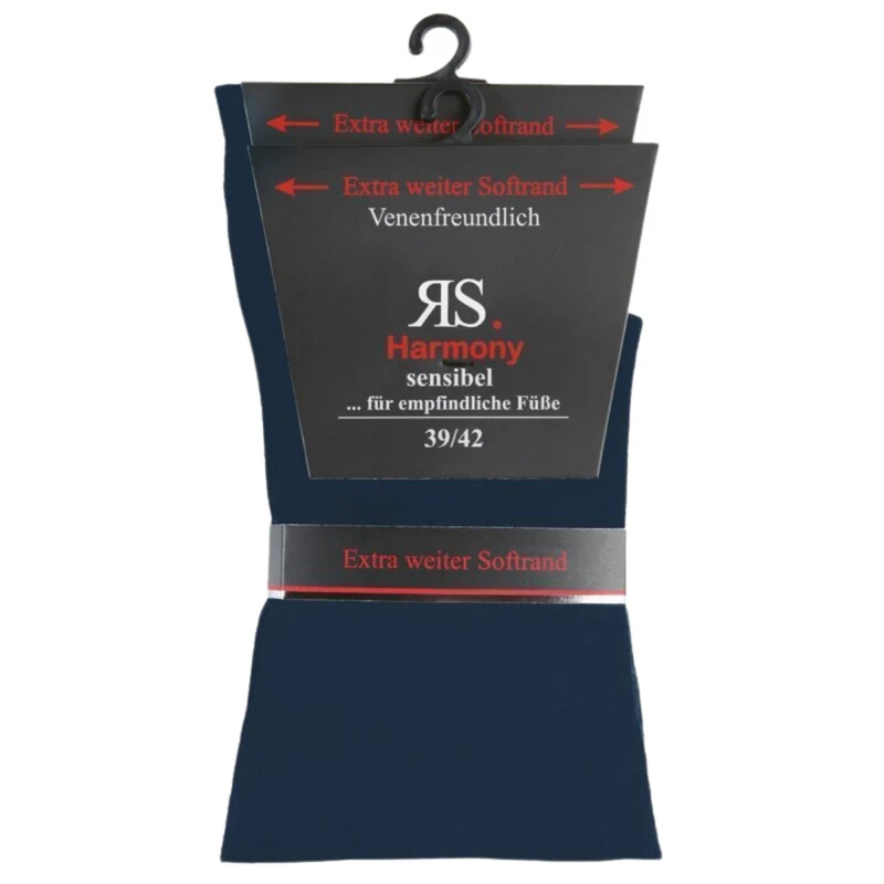 2-10 Paar Sensibel Socken mit extra weitem Softrand Venenfreundlich und Komfortabel