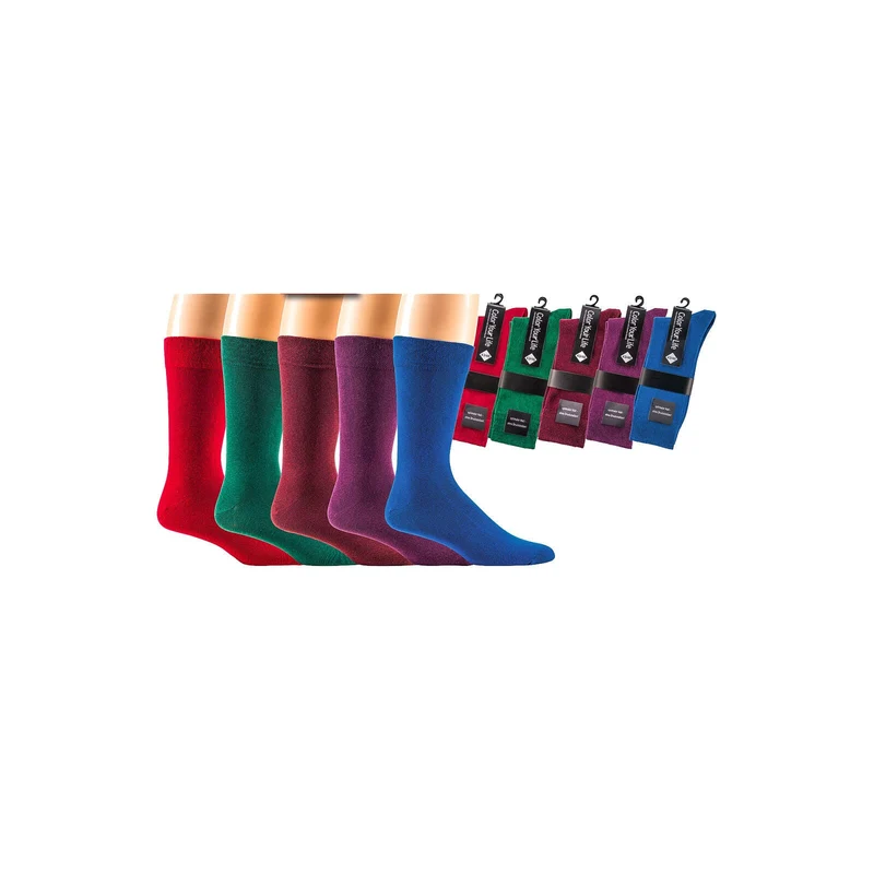Bunte Herrensocken ohne Gummi – Business Anzug 2-4 Paar Gr. 39–50