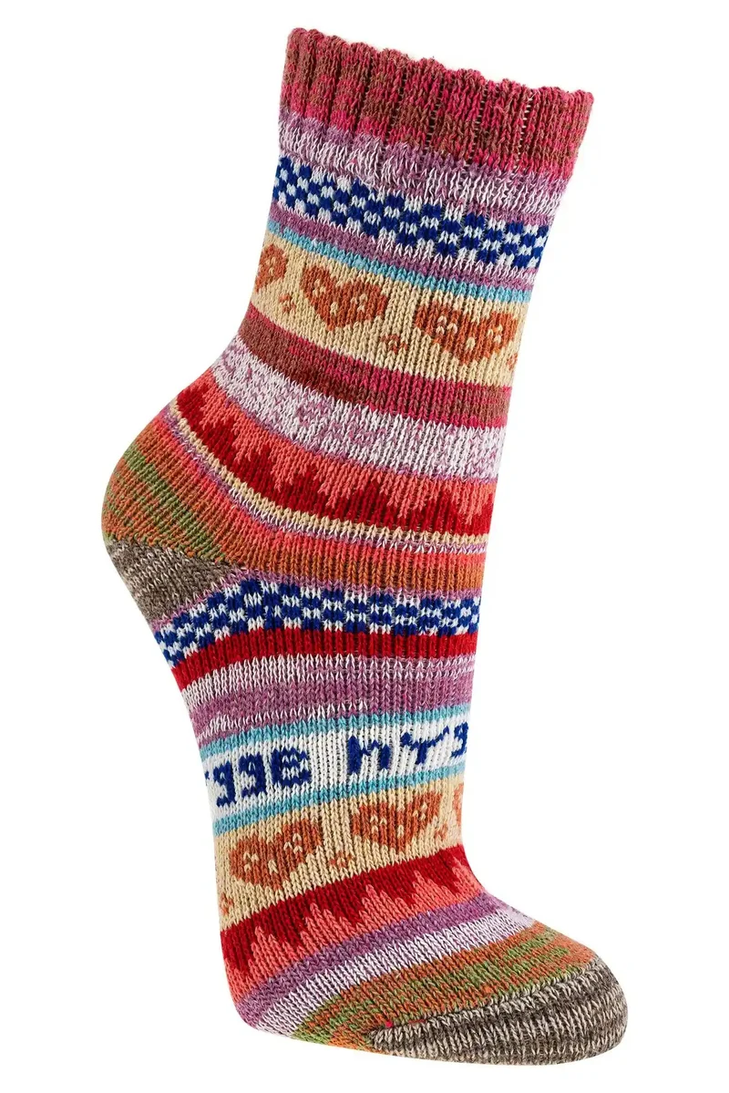 Kindersocken ohne Naht bunt im Norweger-Look | 3 oder 6 Paar (Gr. 15–34)