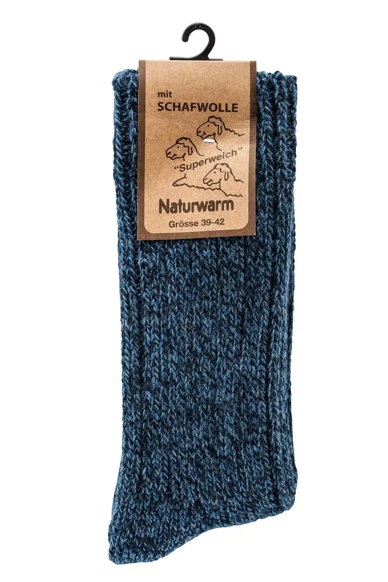 Norweger Socken warm & weich mit Wolle | 3 oder 6 Paar (Gr. 39–46)