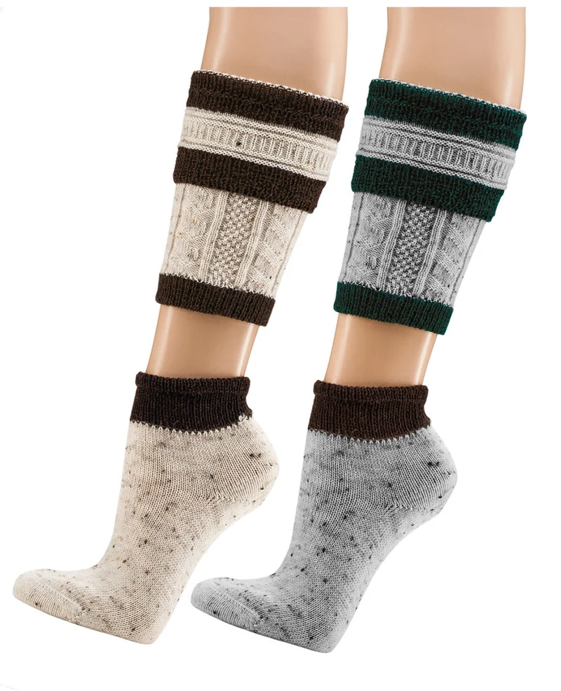 Loferl 2-teilig aus Wollmix Trachtenstutzen & Socken für Lederhose