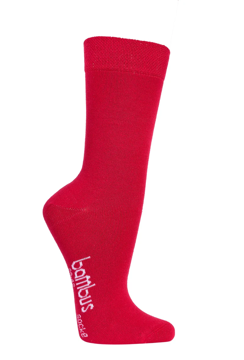 Bambus Viskose Socken 6 Paar mit Softrand