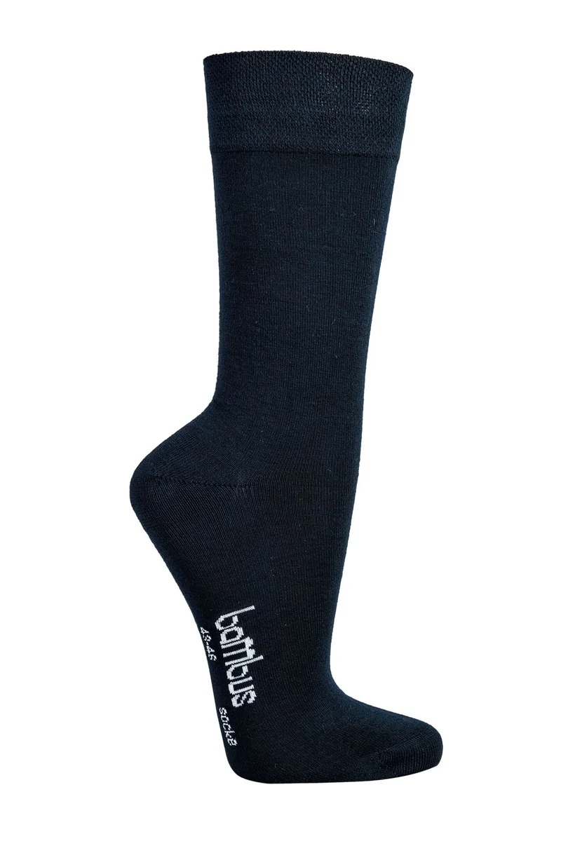 Bambus Viskose Socken 6 Paar mit Softrand