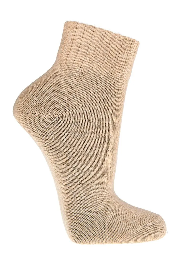 Kurzschaft Wollsocken aus Merinowolle und Kaschmir | 2 Paar | Größen 35-42