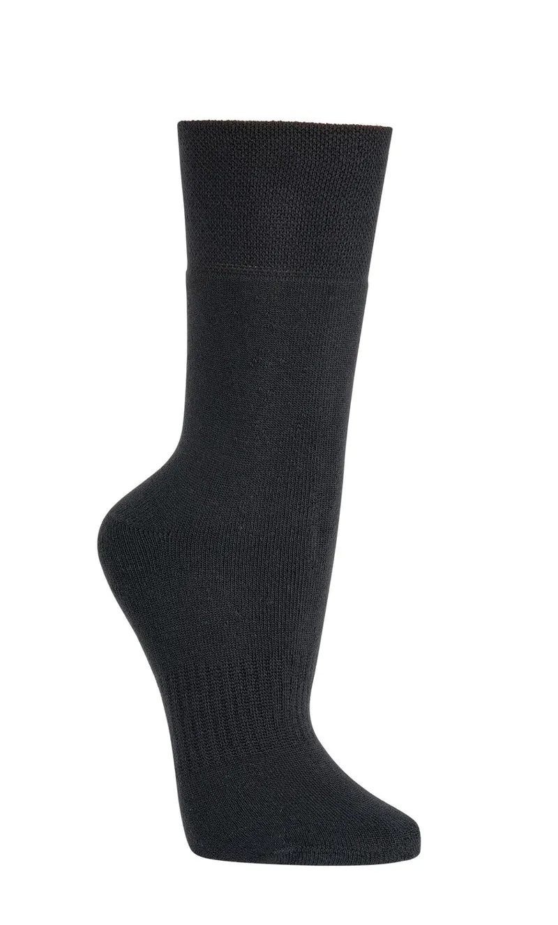 Thermo Bambus Viskose Socken schwarz mit Vollfrottee