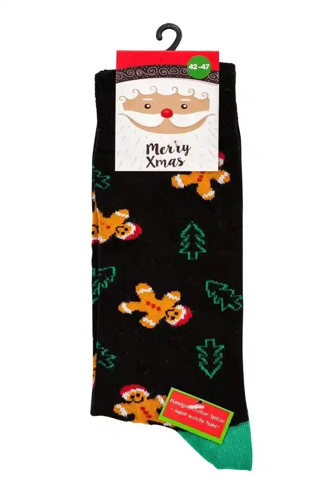 Weihnachtssocken aus Baumwollmix mit Motivmix | 2 Paar oder 4 Paar