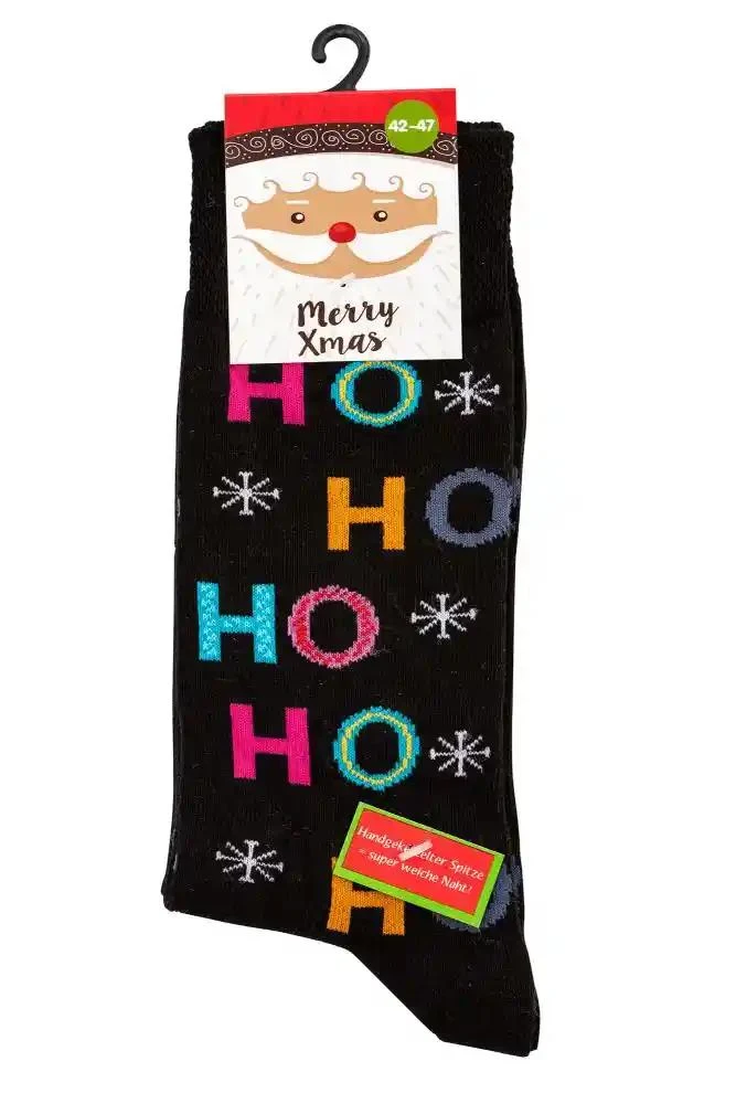 Weihnachtssocken aus Baumwollmix mit Motivmix | 2 Paar oder 4 Paar