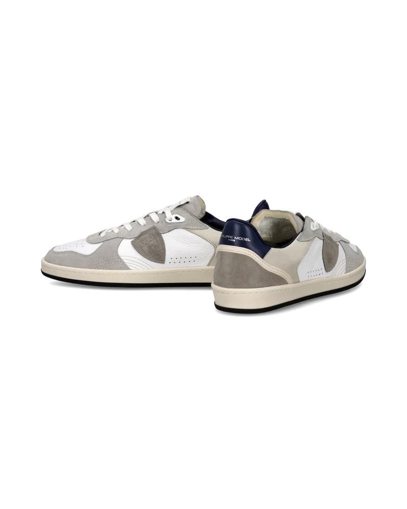 Sneakers Pgal Men, White Grey Blue