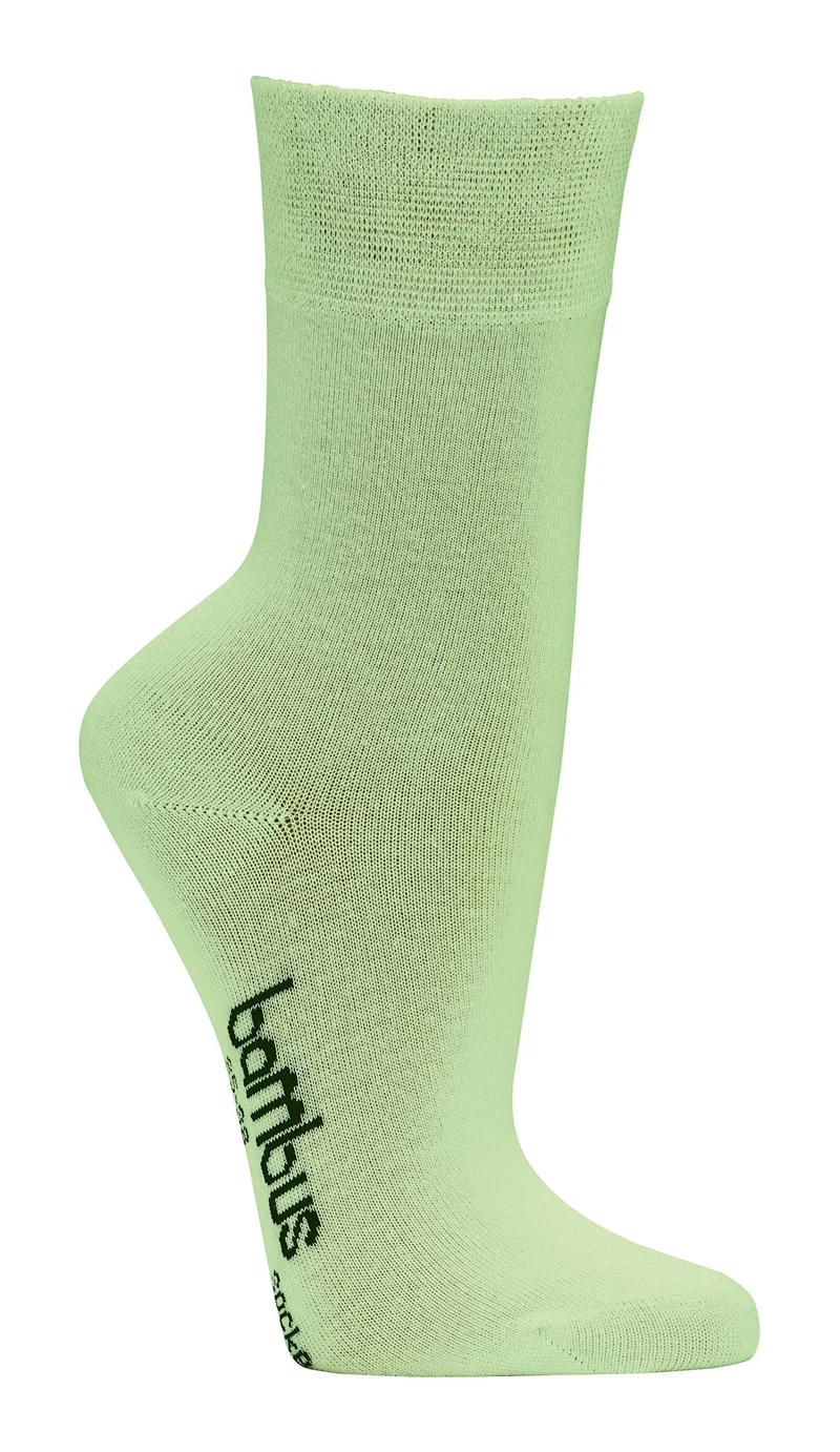 Bunte Bambus Viskose Socken pastell oder bunt mit Komfortbund, 3-15 Paar