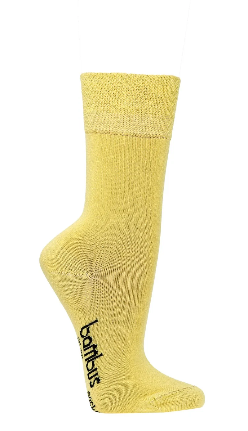 Bunte Bambus Viskose Socken pastell oder bunt mit Komfortbund, 3-15 Paar
