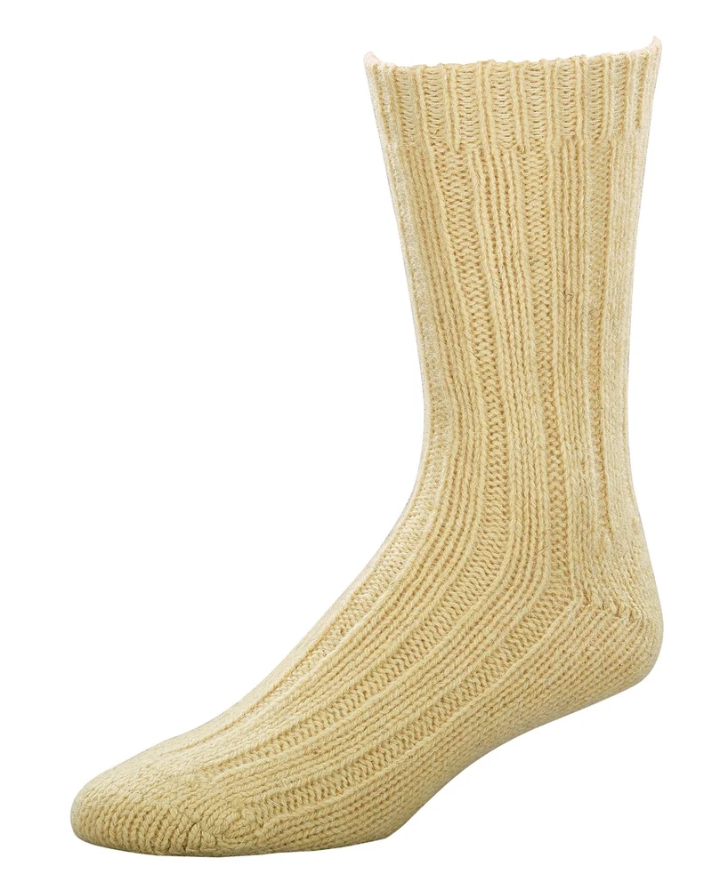 Wollsocken aus 100% Schafwolle Virgin Wool im Grobstrick 2 Paar
