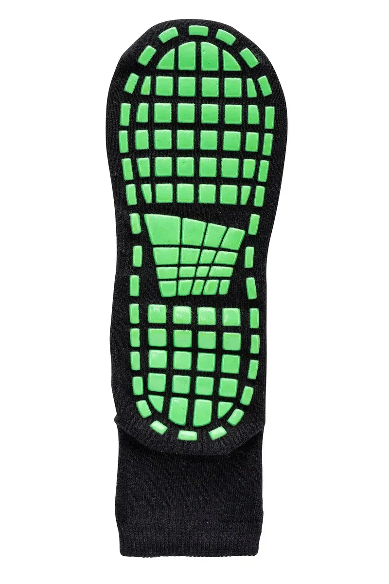 Kurzschaft Sportsocken mit ABS Anti Rutsch Druck für Yoga und Trampolin 2-6 Paar