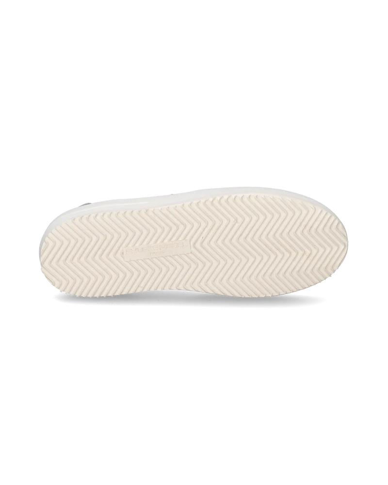 Women's Nice Low-Top Sneakers in Leather, White