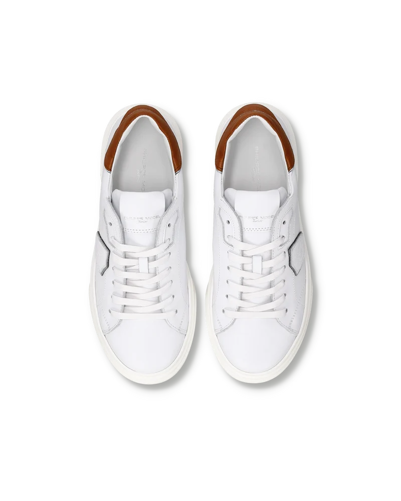 Sneakers Temple Junior, White Brown