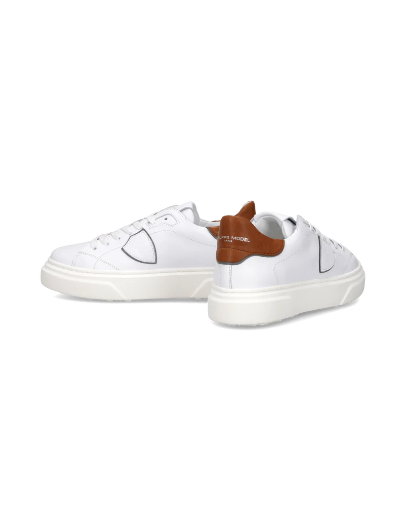 Sneakers Temple Junior, White Brown