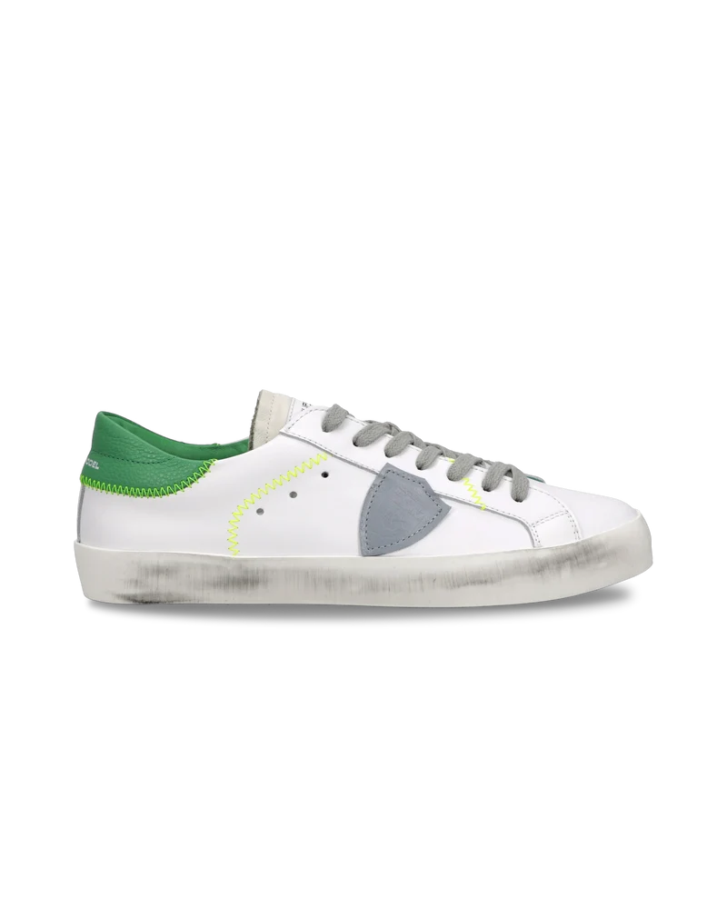 Sneaker Prsx Junior, White Green