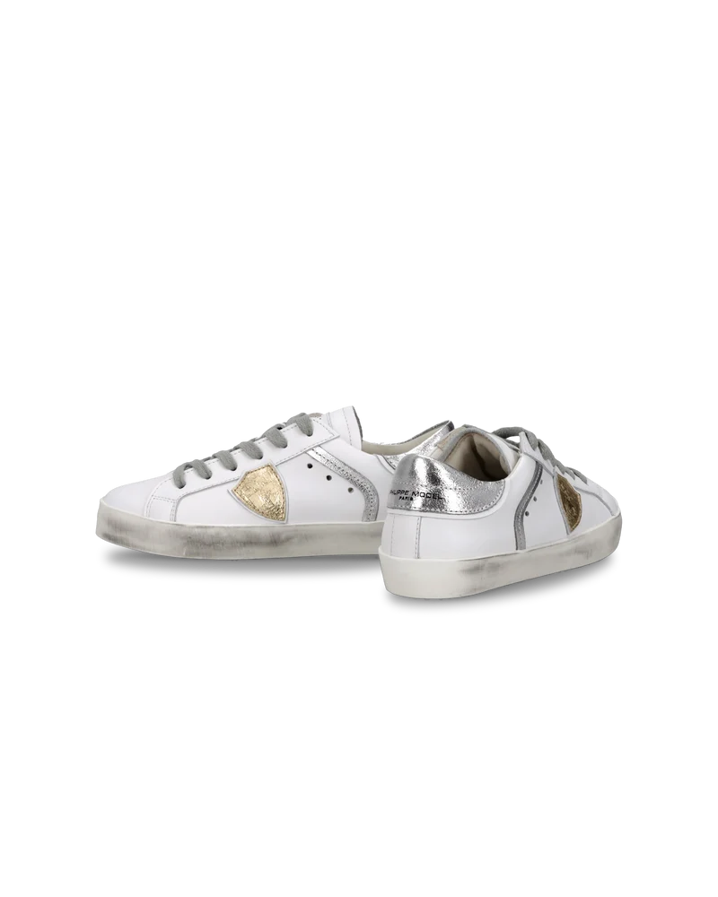 Sneaker Prsx Kids, White Silver