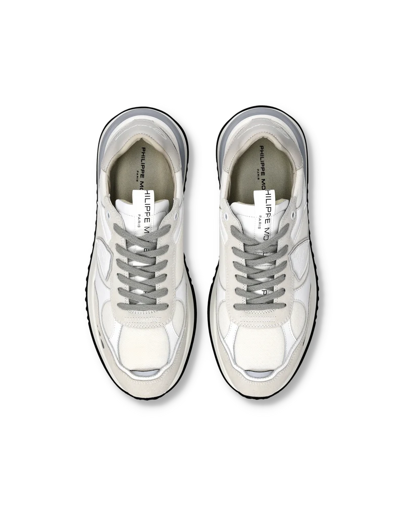 Sneaker Olympique Men, White Grey