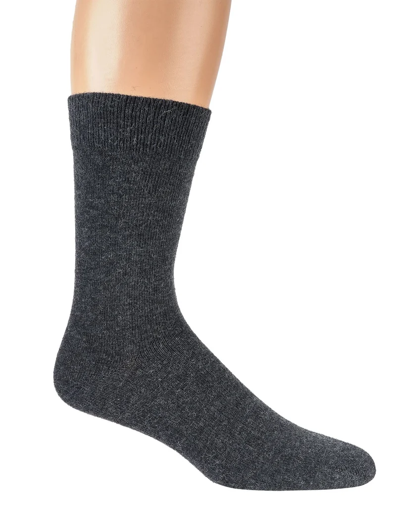 Feine Wollsocken mit Alpakawolle superweich handgekettelt 2 | 4 Paar
