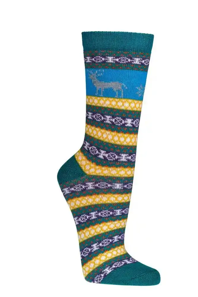 Unisex Hygge Socken mit Wolle – bunt & gemütlich (3,6 Paar)