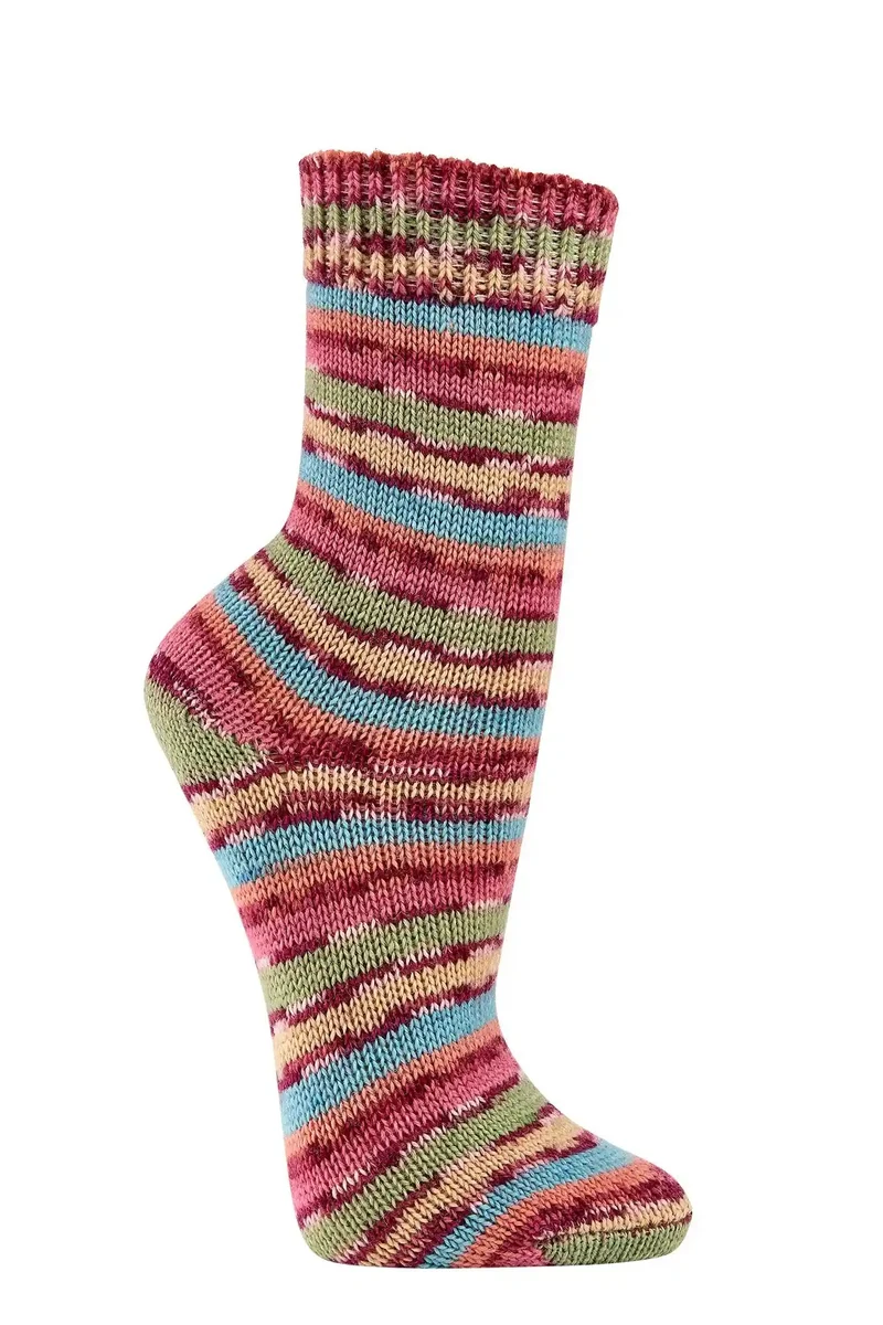 Wollsocken wie von Oma gestrickt – 70 % Wolle, dick & gemütlich
