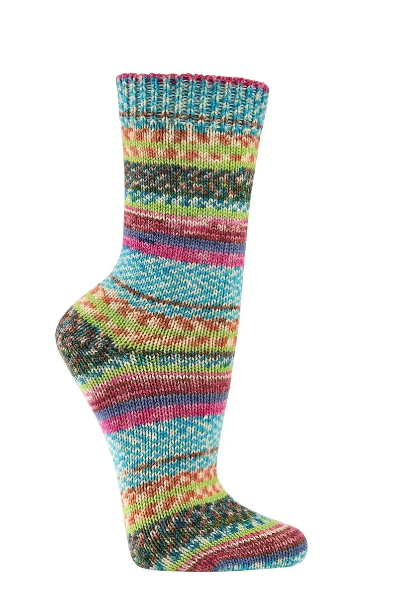 Wollsocken wie von Oma gestrickt – 70 % Wolle, dick & gemütlich