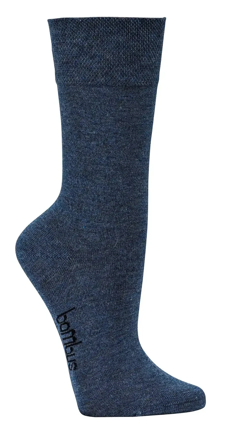 3-15 Paar Melange Wellness Bambus Socken Viskose für Damen & Herren