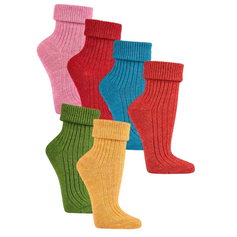 2 Paar Schafwollsocken Grobstrick Natur Wollsocken aus Schafwolle & Alpaka
