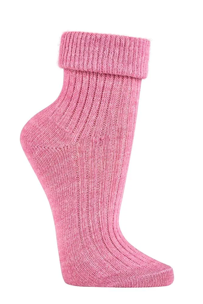 2 Paar Schafwollsocken Grobstrick Natur Wollsocken aus Schafwolle & Alpaka