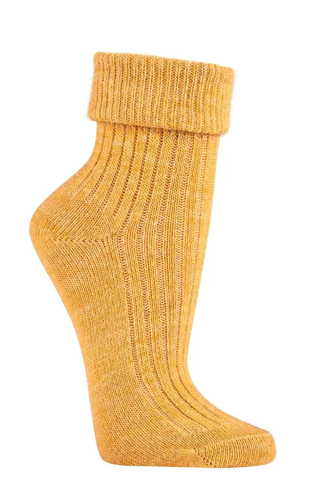 2 Paar Schafwollsocken Grobstrick Natur Wollsocken aus Schafwolle & Alpaka