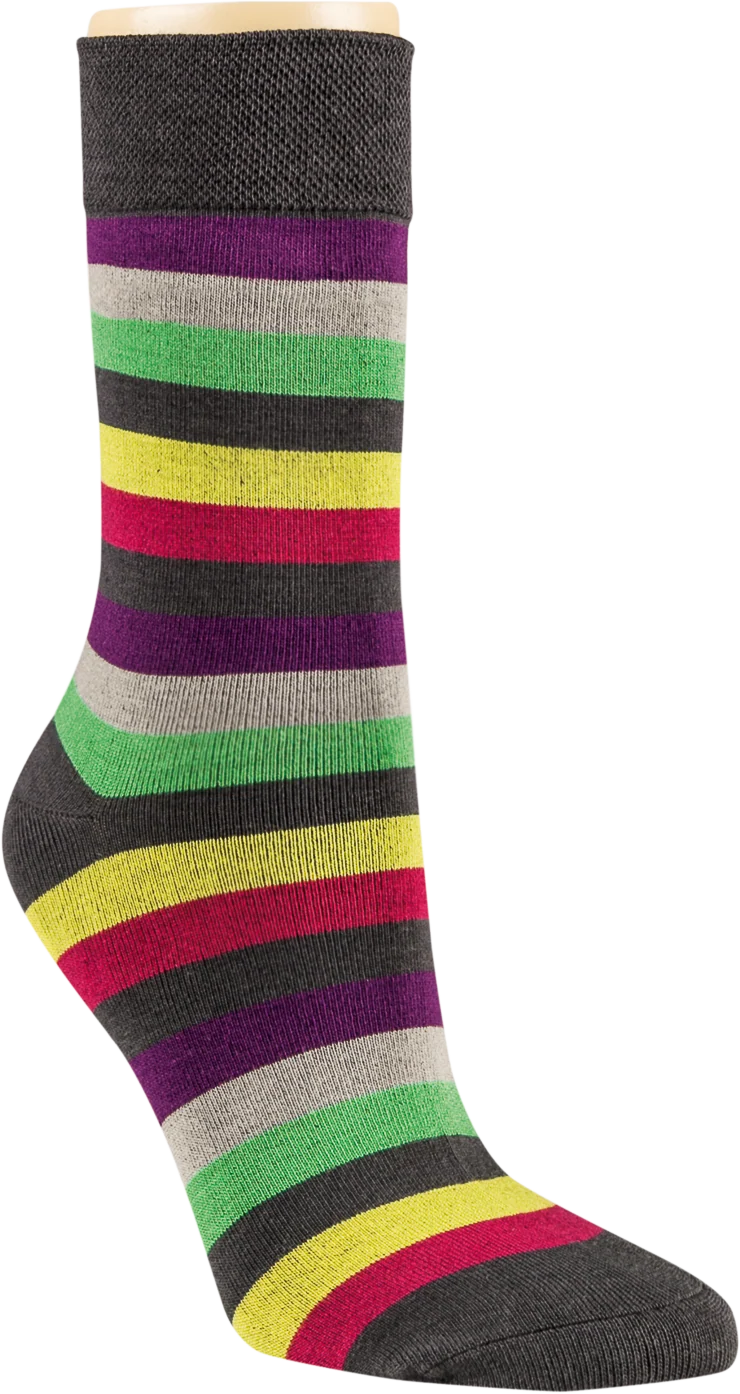 3-15 Paar Bambus Viskose Socken Ringel Softrand ohne Gummi