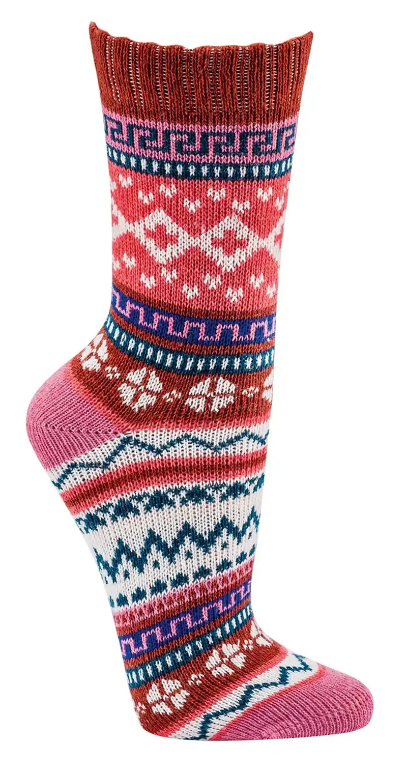 Hygge Socken mit Baumwolle bunt im 3er oder 6er Pack
