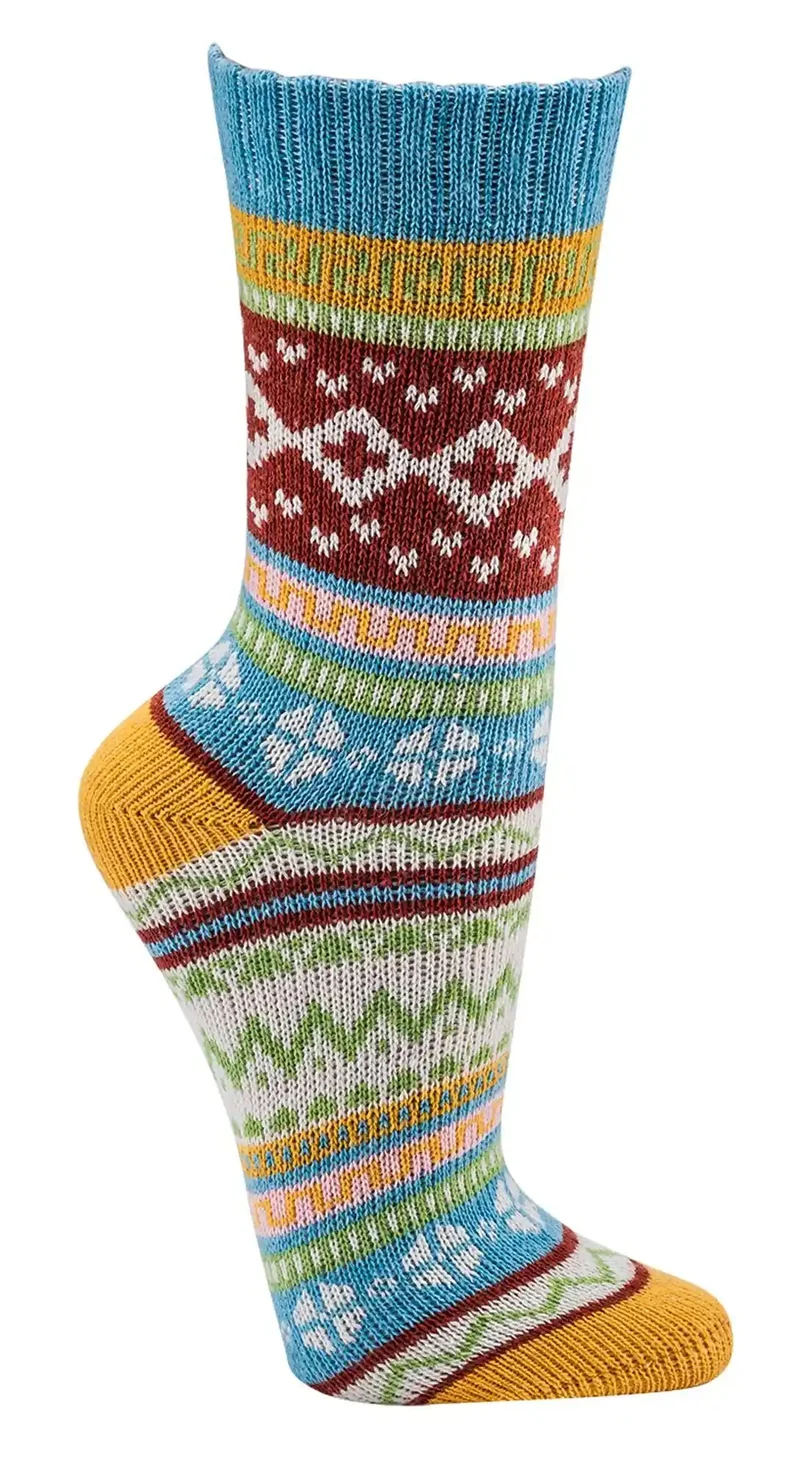 Hygge Socken mit Baumwolle bunt im 3er oder 6er Pack