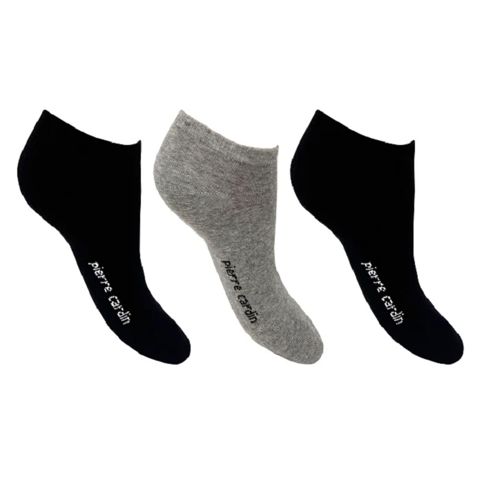 3PK LADIES PIERRE CARDIN LOGO TRAINER LINERS