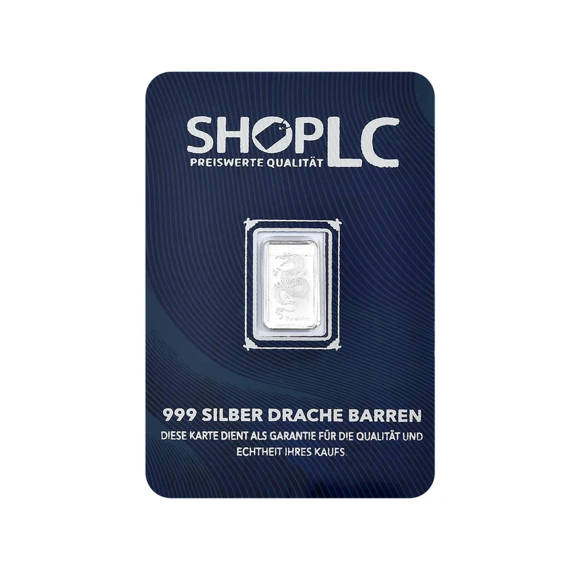 EXKLUSIVES GESCHENK - 999er Silber Schlange Barren, ca. 1,00g