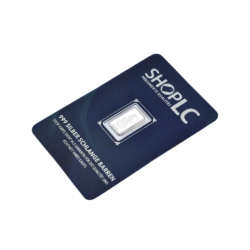 EXKLUSIVES GESCHENK - 999er Silber Schlange Barren, ca. 1,00g