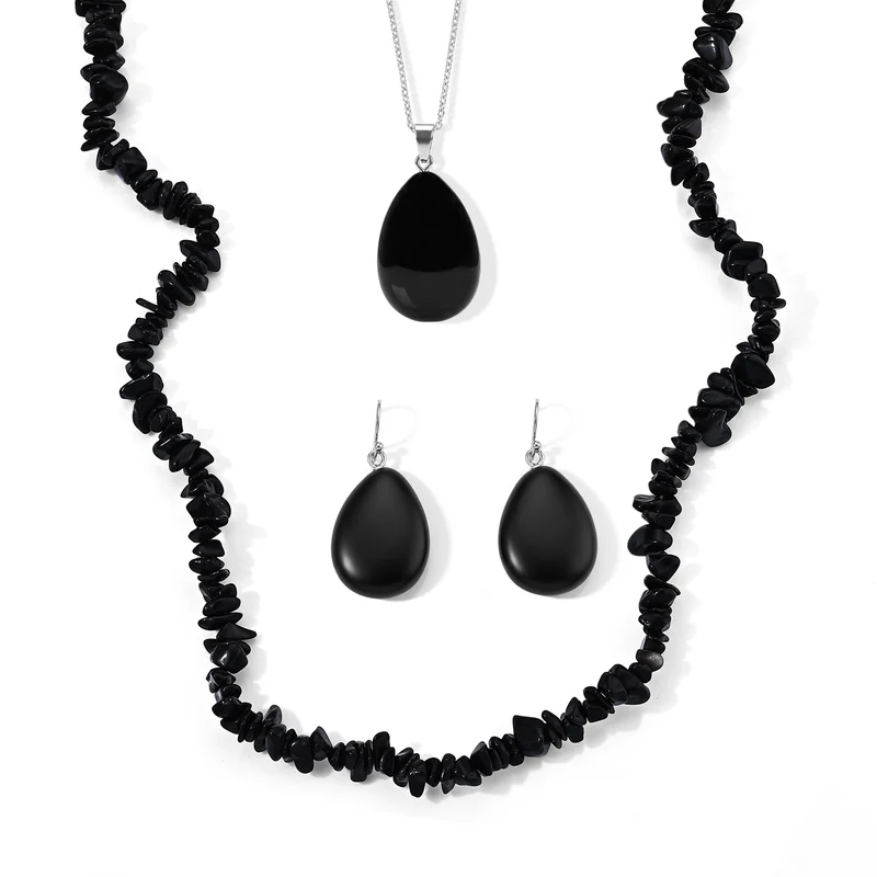 Tigerauge Schmuckset ca. 355.00 ct