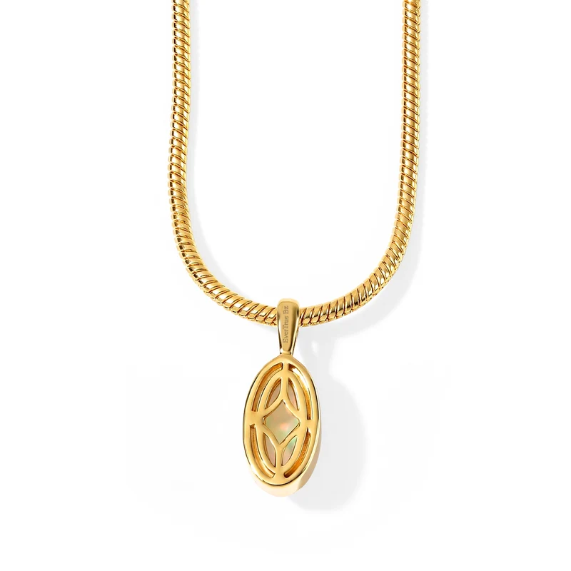 EVER TRUE AAA Natürlicher, äthiopischer Welo Opal Schmuckset (10-15 Werktage Lieferzeit) ca. 50 cm ca. 1.08 ct