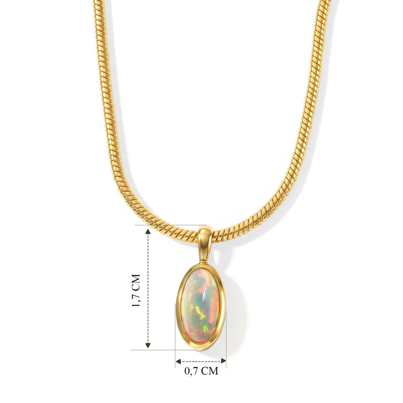 EVER TRUE AAA Natürlicher, äthiopischer Welo Opal Schmuckset (10-15 Werktage Lieferzeit) ca. 50 cm ca. 1.08 ct