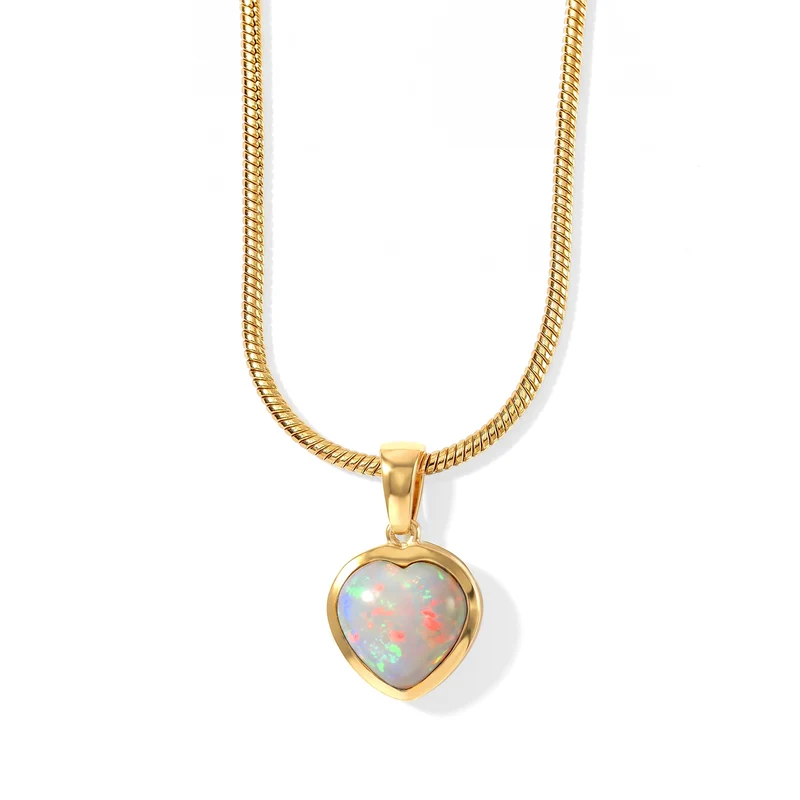 EVER TRUE AAA Natürlicher, äthiopischer Welo Opal Schmuckset (10-15 Werktage Lieferzeit) ca. 50 cm ca. 1.08 ct