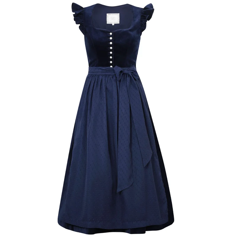 Madame Marie Dirndl Soralyn Dark Night Flügelarm 75cm