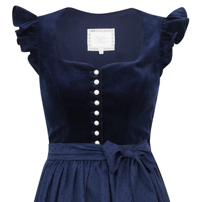 Madame Marie Dirndl Soralyn Dark Night Flügelarm 75cm