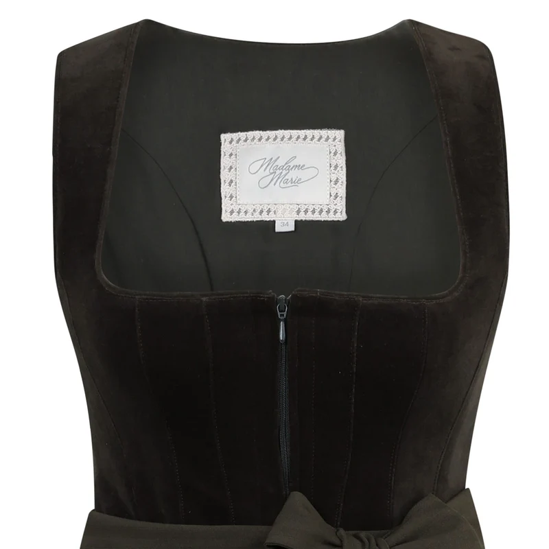 Madame Marie Dirndl Cyna Tanne Reißverschluss 75cm