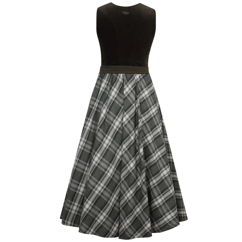 Madame Marie Dirndl Cyna Tanne Reißverschluss 75cm