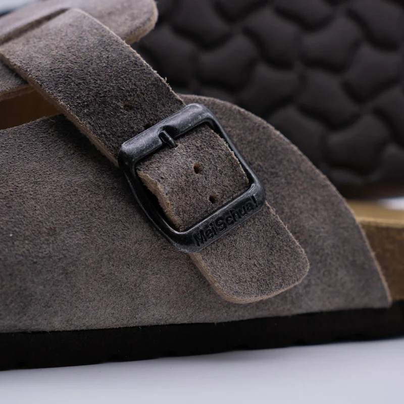 MeiSchua! Trachten Sandalen Leder Geschlossene Pantoletten