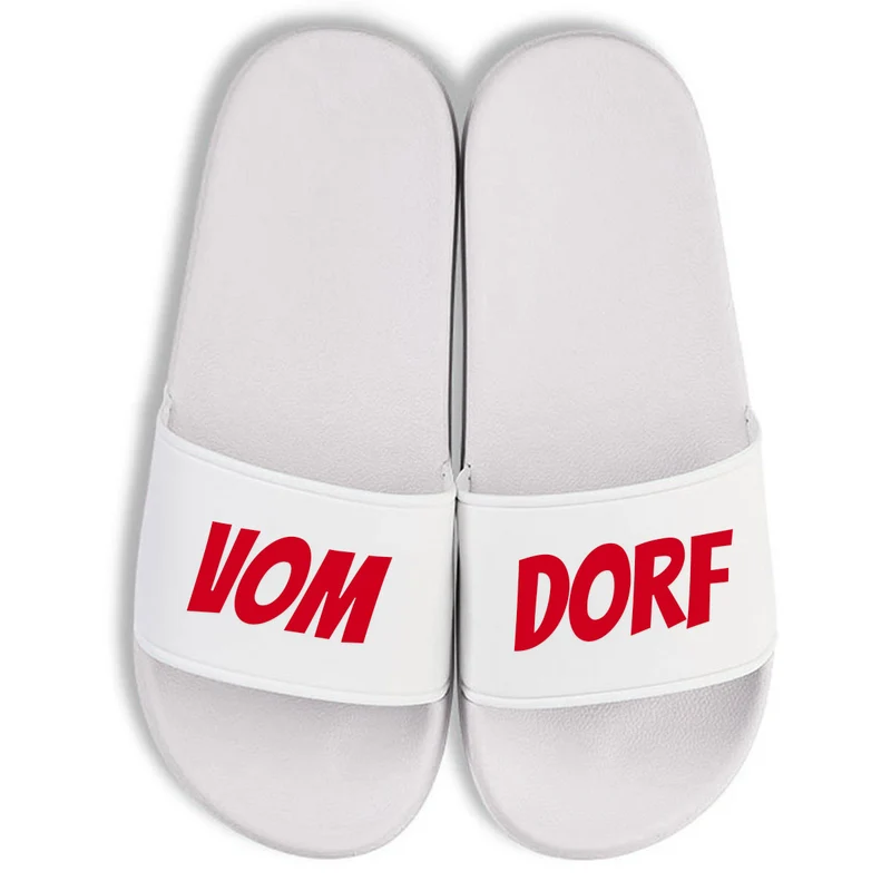 Vom Dorf Badelatschen