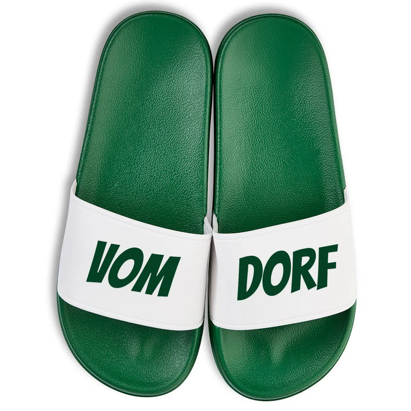 Vom Dorf Badelatschen